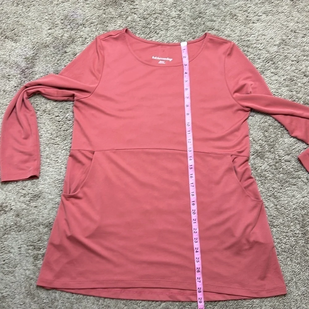 Soft Surroundings Fairfax Tunic womens Rose colored - Picture 4 of 8